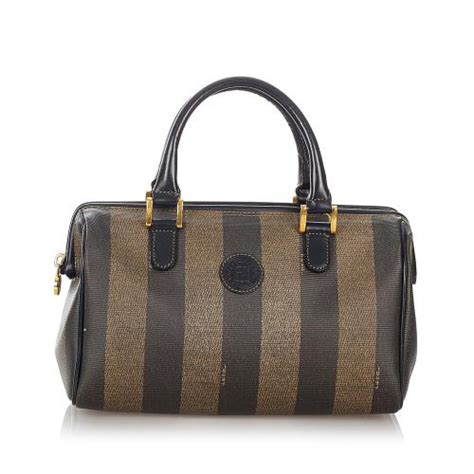 fendi pequin boston satchel|old fendi bags for sale.